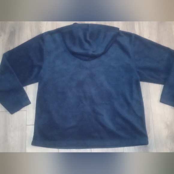 Disney Embroidered Blue Fleece Mickey Mouse Hoody Size Medium - Picture 6 of 6